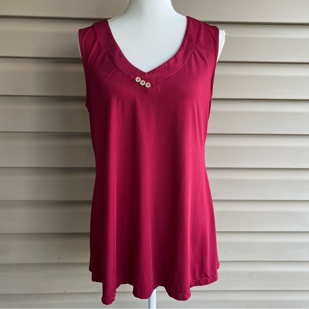 •Zeagoo• Sleeveless V-Neck Pullover Top - Size Medium
